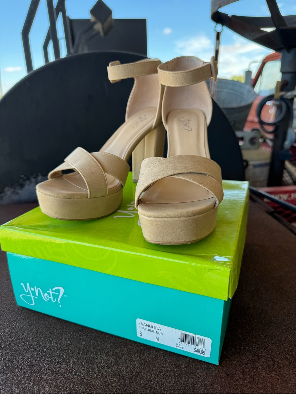 WOMEN'S Y-NOT MACEY PLATFORM DRESS HEEL